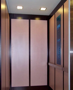 Interior of a Delta 9000 Elevator