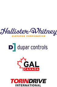 Logos of Delta's Suppliers: Hollister Whitney, Hydraulik, Dupar Controls, GalCanada and TorinDrive International