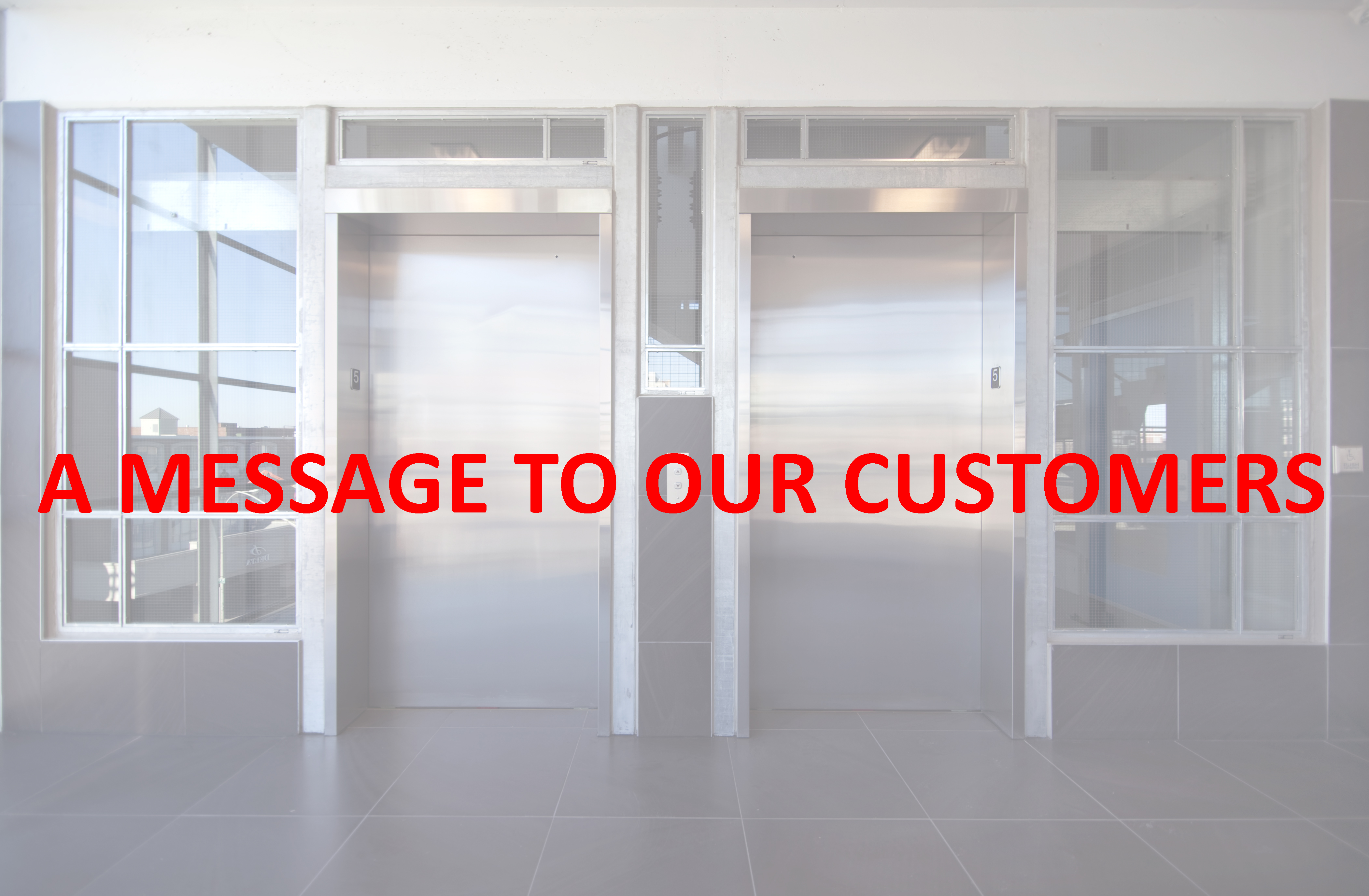 COVID-19 Message to our Customers