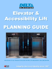 Front Cover of Delta's  Elevator and Accessibility Lift Guide